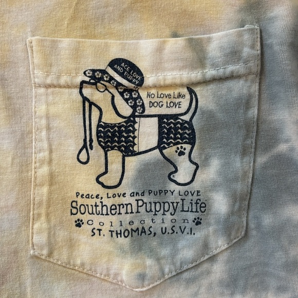 Southern Puppy Life Collection St. Thomas “No Love Like Dog Love” Shirt Large - Picture 4 of 8